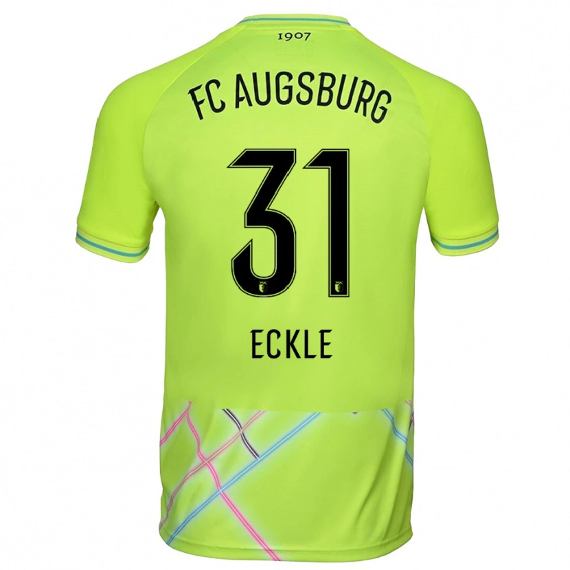 Danxen Kvinder Philipp Eckle #31 Grøn Gul Sort Målmandstrøje 2025/26 Trøje T-shirt