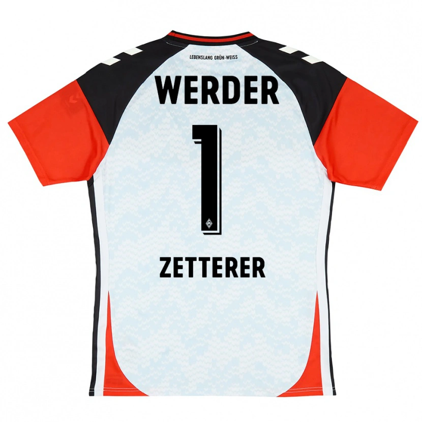 Danxen Kvinder Michael Zetterer #1 Sort Rød Gul Målmandstrøje 2025/26 Trøje T-shirt