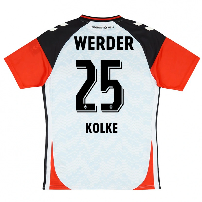 Danxen Kvinder Markus Kolke #25 Sort Rød Gul Målmandstrøje 2025/26 Trøje T-shirt