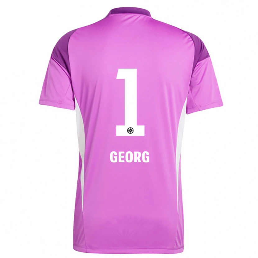 Danxen Kvinder Hannes Georg #1 Lilla Hvid Målmandstrøje 2025/26 Trøje T-shirt