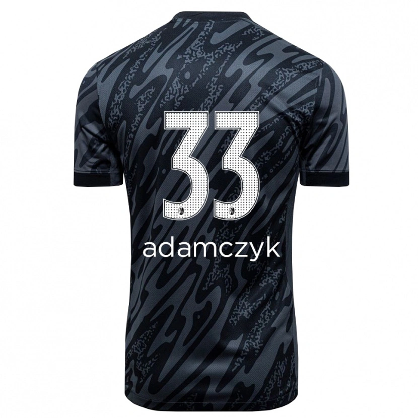 Danxen Kvinder Rebecca Adamczyk #33 Sort Hvid Målmandstrøje 2025/26 Trøje T-shirt