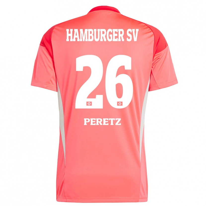 Danxen Kvinder Daniel Peretz #26 Rød Orange Målmandstrøje 2025/26 Trøje T-shirt
