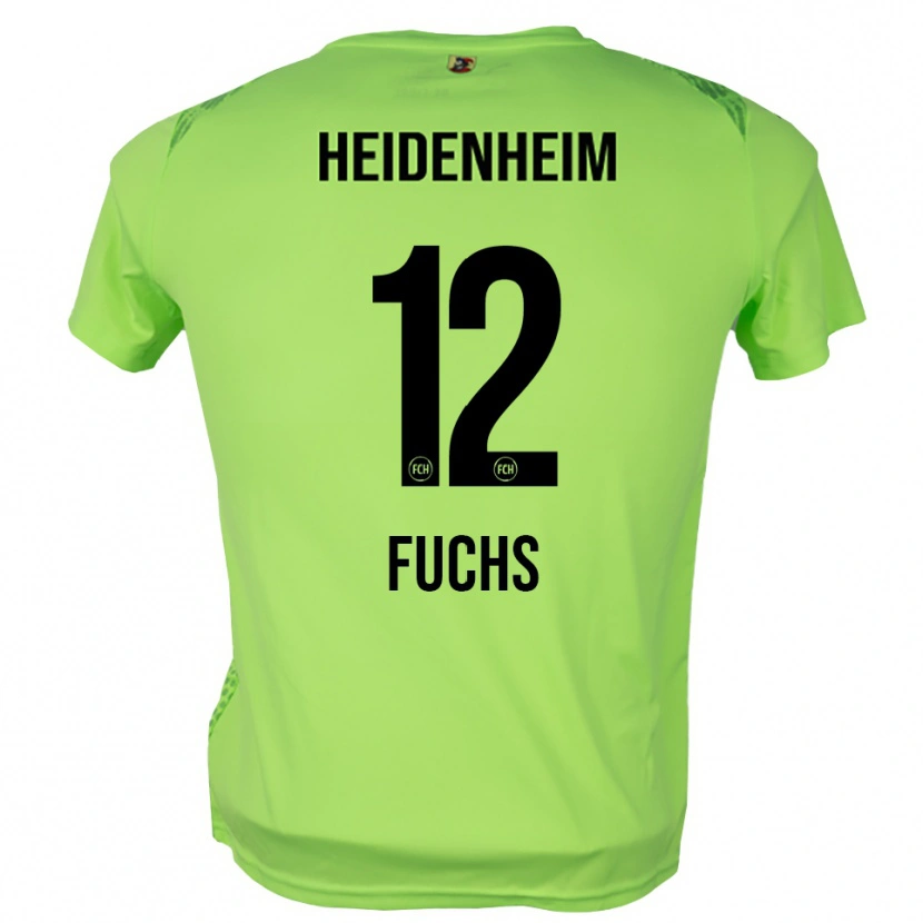 Danxen Kvinder Celine Fuchs #12 Bleg Grøn Målmandstrøje 2025/26 Trøje T-shirt