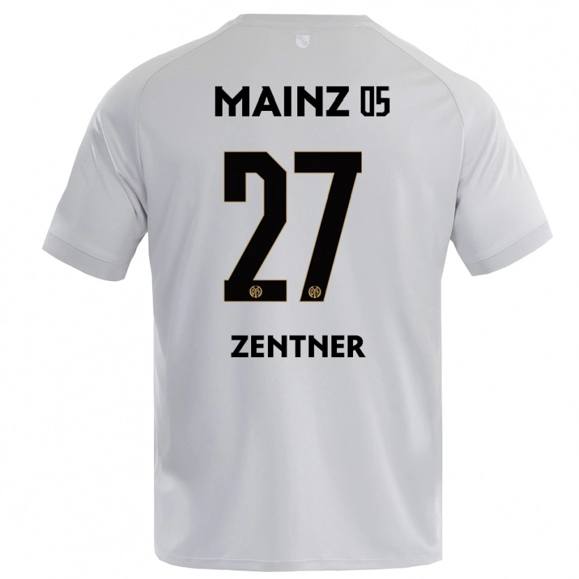 Danxen Kvinder Robin Zentner #27 Lysegrå Blå Målmandstrøje 2025/26 Trøje T-shirt