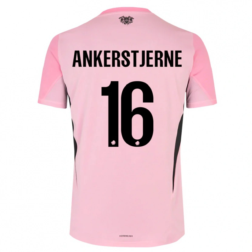 Danxen Kvinder Ida Ankerstjerne #16 Pink Sort Målmandstrøje 2025/26 Trøje T-shirt