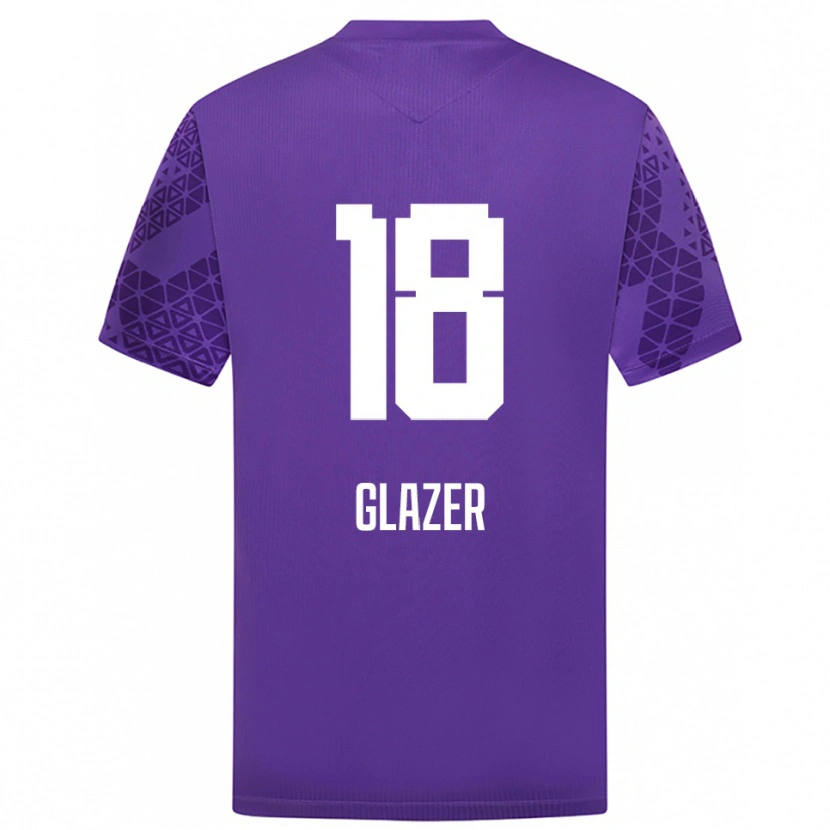 Danxen Kvinder Omri Glazer #18 Indigo Hvid Målmandstrøje 2025/26 Trøje T-shirt