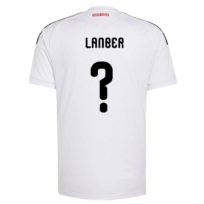 Danxen Børn Maximiliano Lanber #0 Hvid Sort Hjemmebane Spillertrøjer 2026/27 Trøje T-Shirt