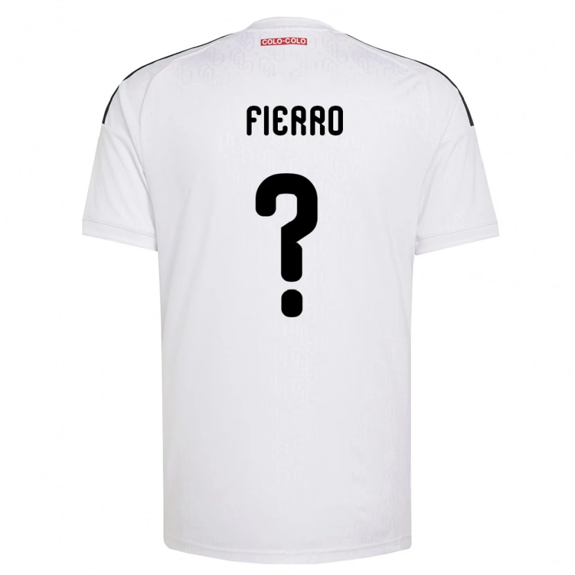 Danxen Børn Julio Fierro #0 Hvid Sort Hjemmebane Spillertrøjer 2026/27 Trøje T-Shirt