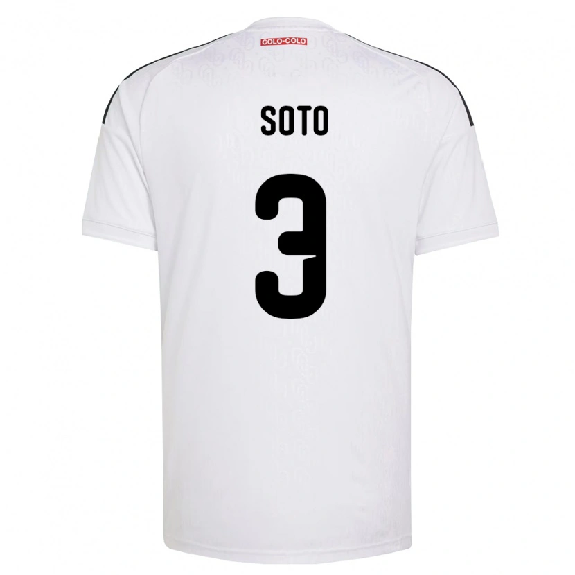 Danxen Børn Rocío Soto #3 Hvid Sort Hjemmebane Spillertrøjer 2026/27 Trøje T-Shirt