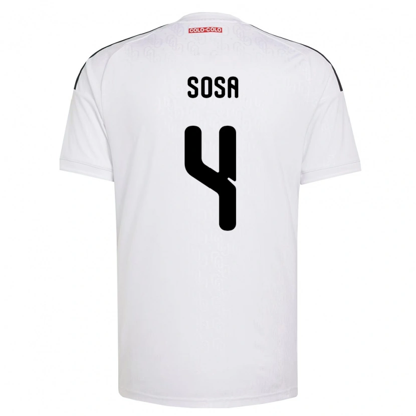 Danxen Børn Joaquín Sosa #4 Hvid Sort Hjemmebane Spillertrøjer 2026/27 Trøje T-Shirt