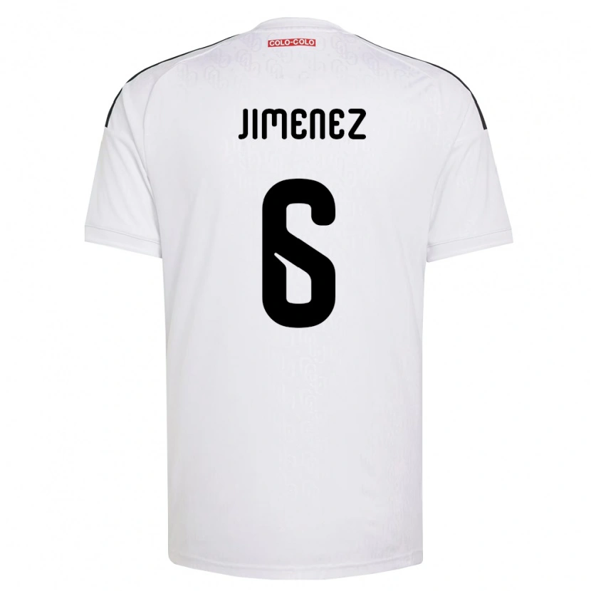 Danxen Børn Yastin Jiménez #6 Hvid Sort Hjemmebane Spillertrøjer 2026/27 Trøje T-Shirt
