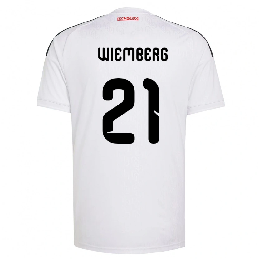 Danxen Børn Erick Wiemberg #21 Hvid Sort Hjemmebane Spillertrøjer 2026/27 Trøje T-Shirt