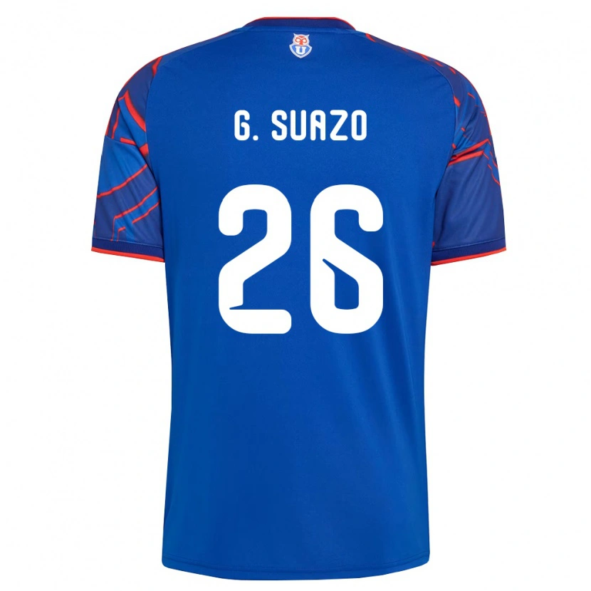 Danxen Børn Grettel Suazo #26 Kongelig Blå Rød Hjemmebane Spillertrøjer 2026/27 Trøje T-Shirt