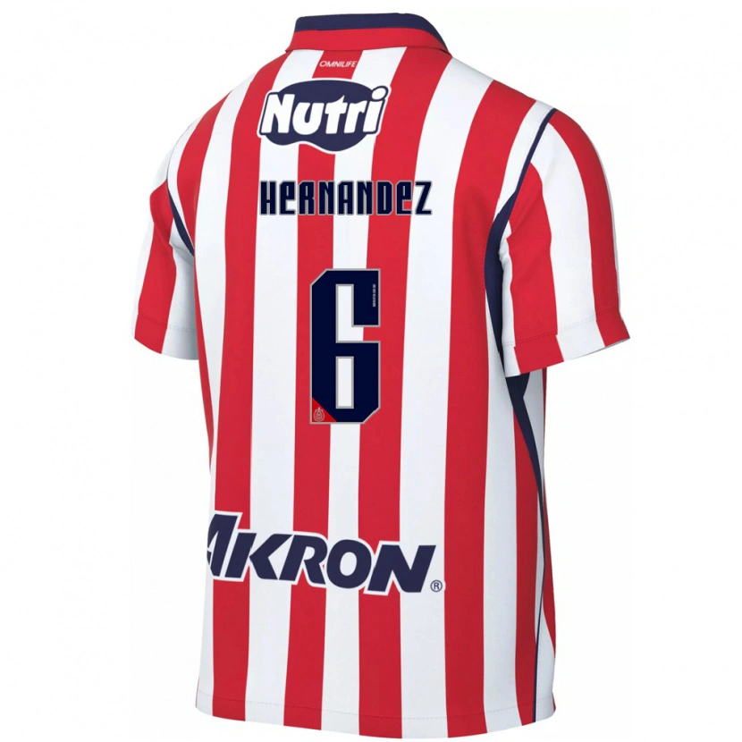 Danxen Børn Ana Camila Hernández #6 Rød Hvid Hjemmebane Spillertrøjer 2026/27 Trøje T-Shirt