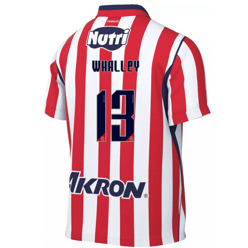 Danxen Børn Óscar Whalley #13 Rød Hvid Hjemmebane Spillertrøjer 2026/27 Trøje T-Shirt
