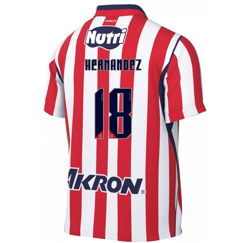 Danxen Børn Montserrat Hernandez #18 Rød Hvid Hjemmebane Spillertrøjer 2026/27 Trøje T-Shirt