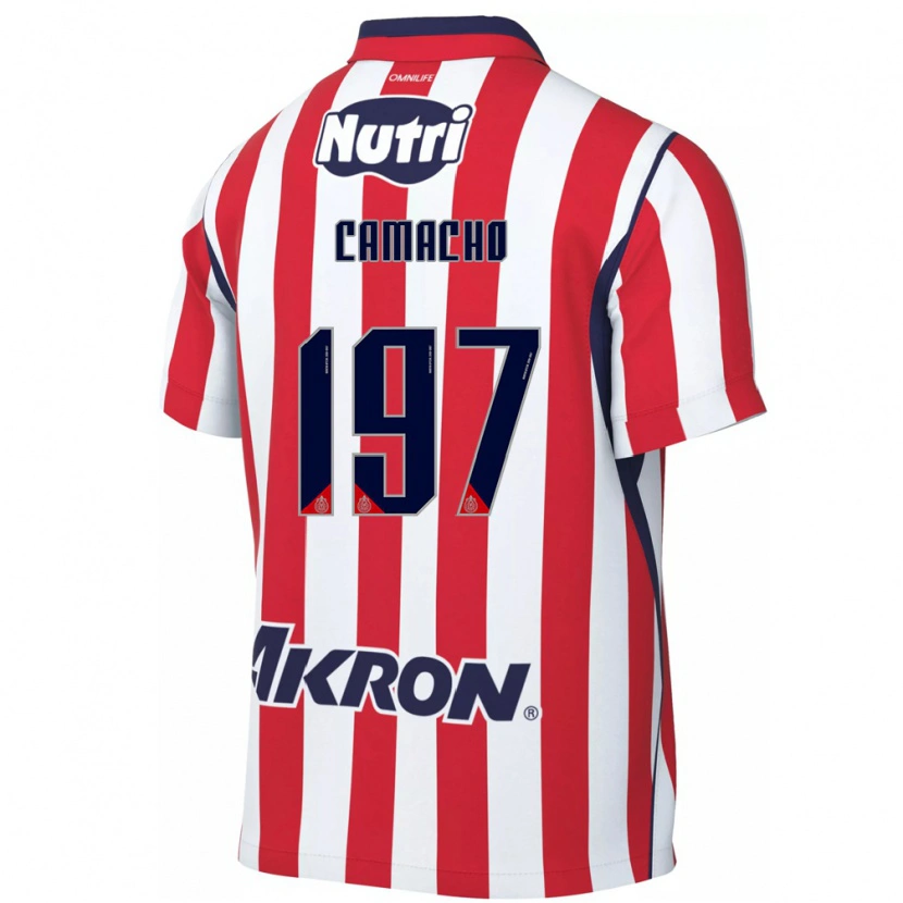 Danxen Børn Xandor Camacho #197 Rød Hvid Hjemmebane Spillertrøjer 2026/27 Trøje T-Shirt