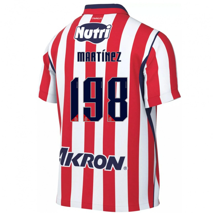 Danxen Børn Andrew Martínez #198 Rød Hvid Hjemmebane Spillertrøjer 2026/27 Trøje T-Shirt
