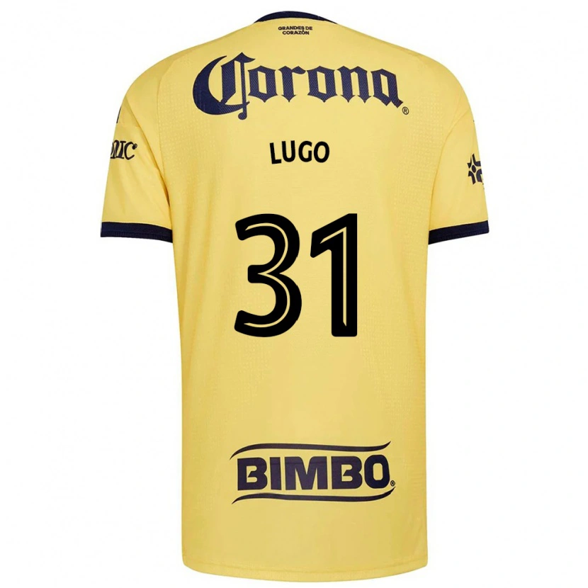 Danxen Børn César Lugo #31 Gul Rød Sort Hjemmebane Spillertrøjer 2026/27 Trøje T-Shirt