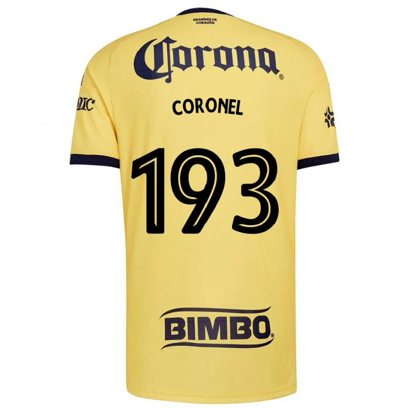 Danxen Børn Ángel Coronel #193 Gul Rød Sort Hjemmebane Spillertrøjer 2026/27 Trøje T-Shirt