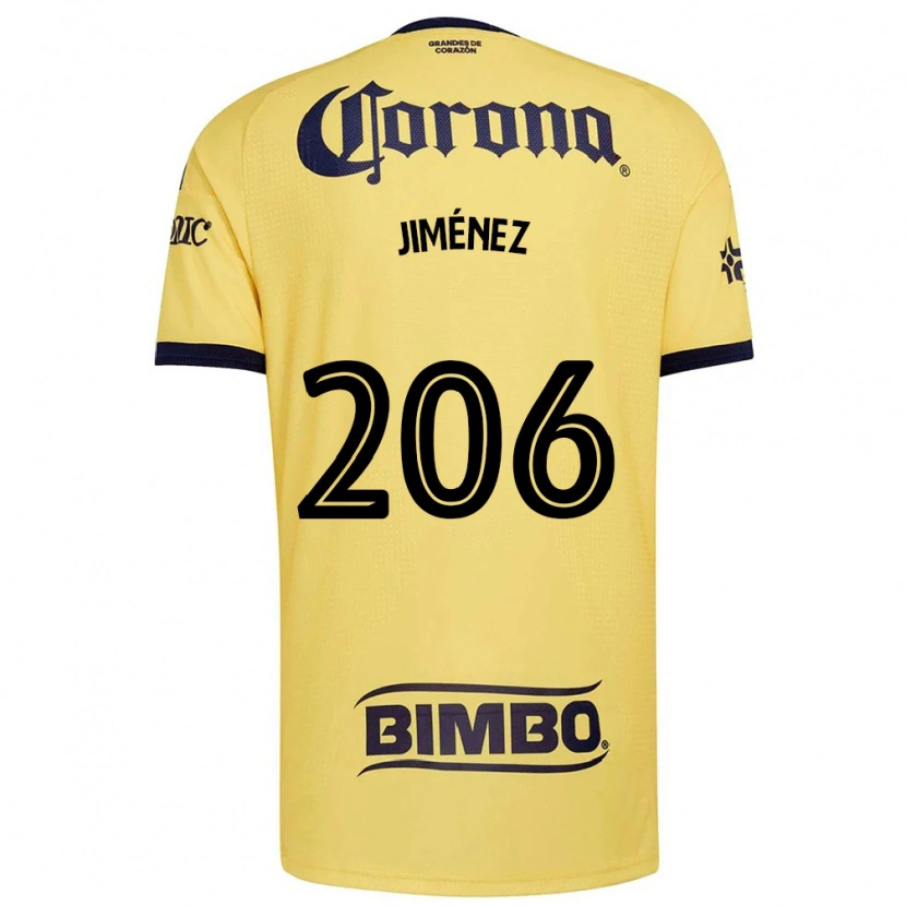 Danxen Børn Derek Jiménez #206 Gul Rød Sort Hjemmebane Spillertrøjer 2026/27 Trøje T-Shirt