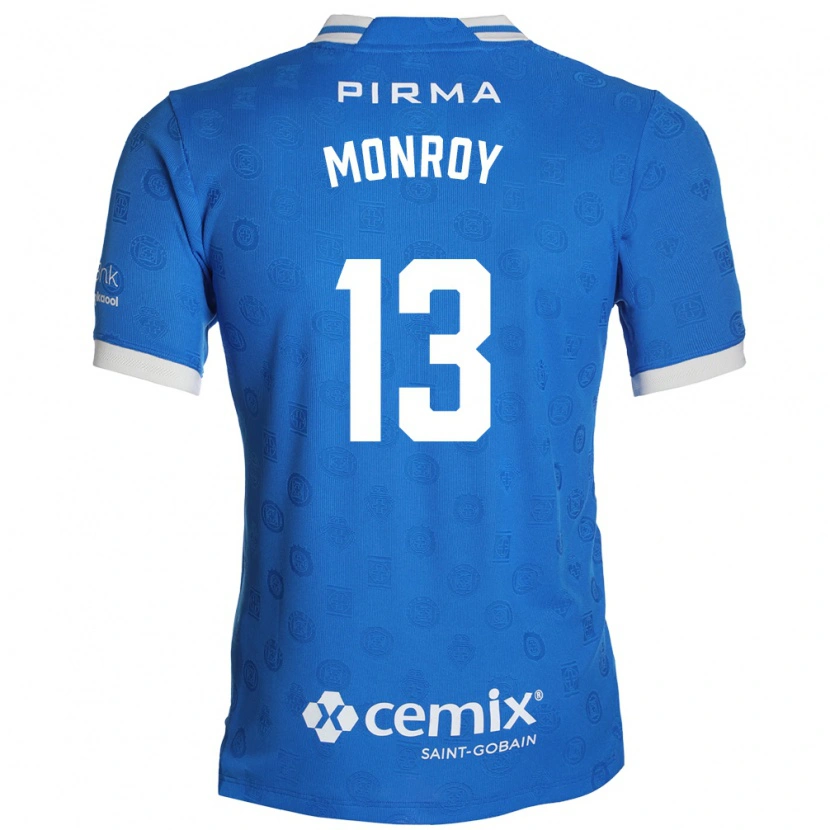 Danxen Børn Daniela Monroy #13 Blå Hvid Rød Hjemmebane Spillertrøjer 2026/27 Trøje T-Shirt