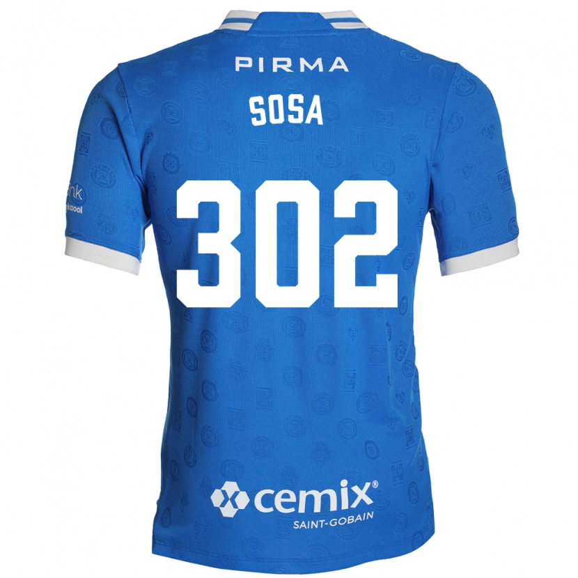 Danxen Børn Dustyn Sosa #302 Blå Hvid Rød Hjemmebane Spillertrøjer 2026/27 Trøje T-Shirt