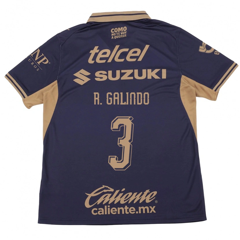 Danxen Børn José Galindo #3 Lilla Brun Hjemmebane Spillertrøjer 2026/27 Trøje T-Shirt