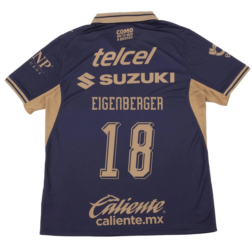 Danxen Børn Chandra Eigenberger #18 Lilla Brun Hjemmebane Spillertrøjer 2026/27 Trøje T-Shirt
