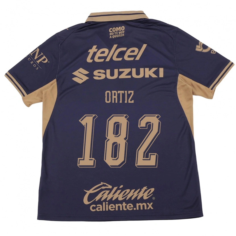 Danxen Børn Jorge Ortiz #182 Lilla Brun Hjemmebane Spillertrøjer 2026/27 Trøje T-Shirt