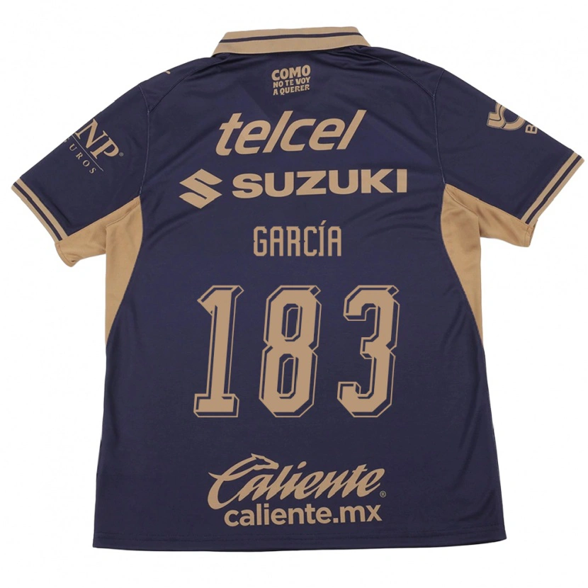 Danxen Børn Carlos García #183 Lilla Brun Hjemmebane Spillertrøjer 2026/27 Trøje T-Shirt