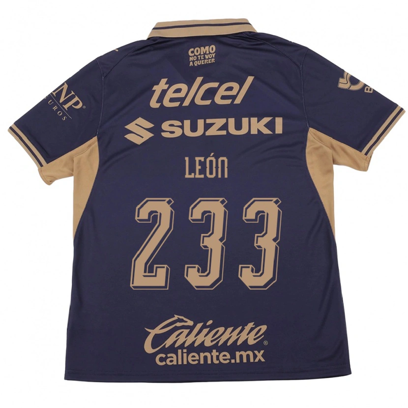 Danxen Børn Andryk León #233 Lilla Brun Hjemmebane Spillertrøjer 2026/27 Trøje T-Shirt