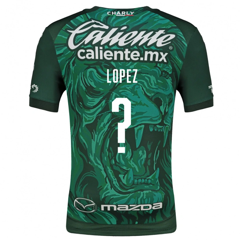Danxen Børn Nicolas Lopez #0 Grøn Sort Hjemmebane Spillertrøjer 2026/27 Trøje T-Shirt