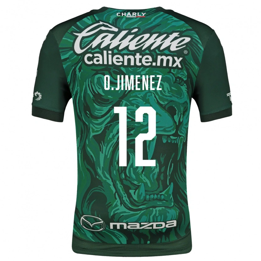 Danxen Børn Oscar Jimenez #12 Grøn Sort Hjemmebane Spillertrøjer 2026/27 Trøje T-Shirt