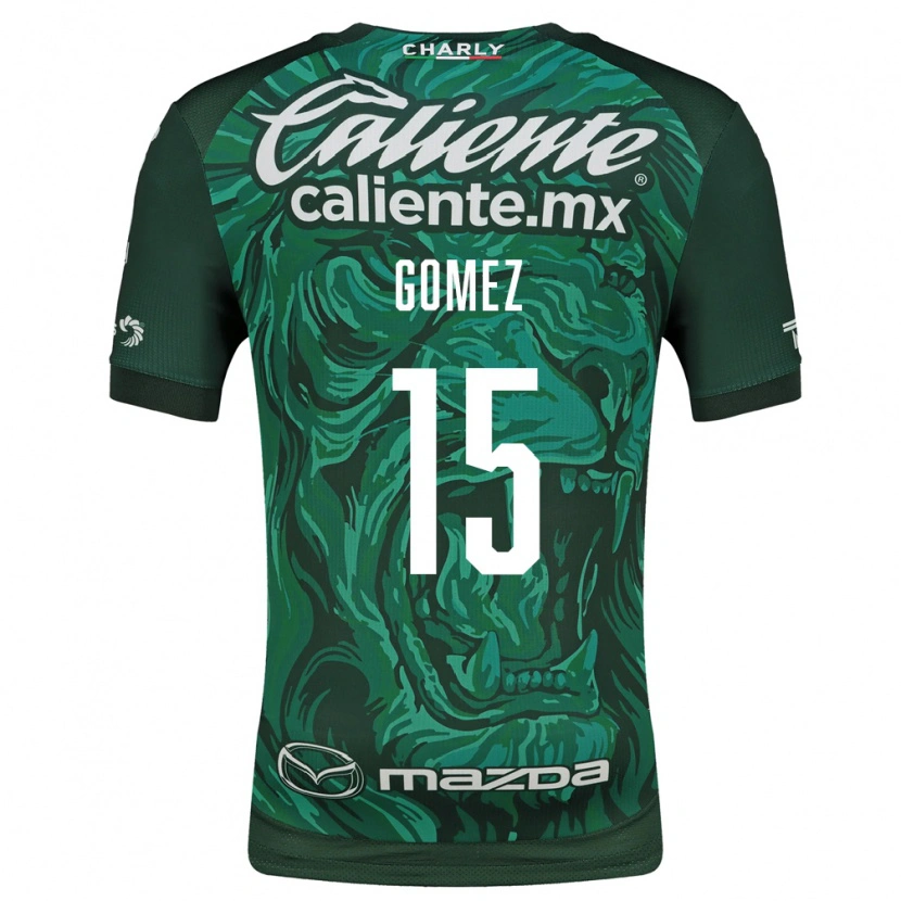 Danxen Børn Paulina Gómez #15 Grøn Sort Hjemmebane Spillertrøjer 2026/27 Trøje T-Shirt