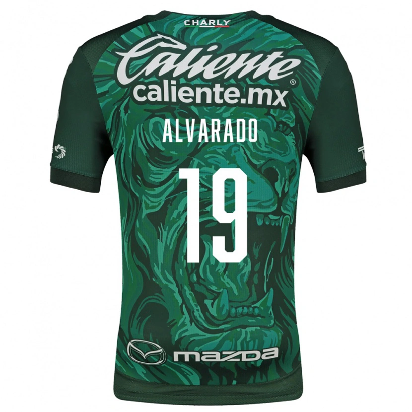 Danxen Børn Alfonso Alvarado #19 Grøn Sort Hjemmebane Spillertrøjer 2026/27 Trøje T-Shirt
