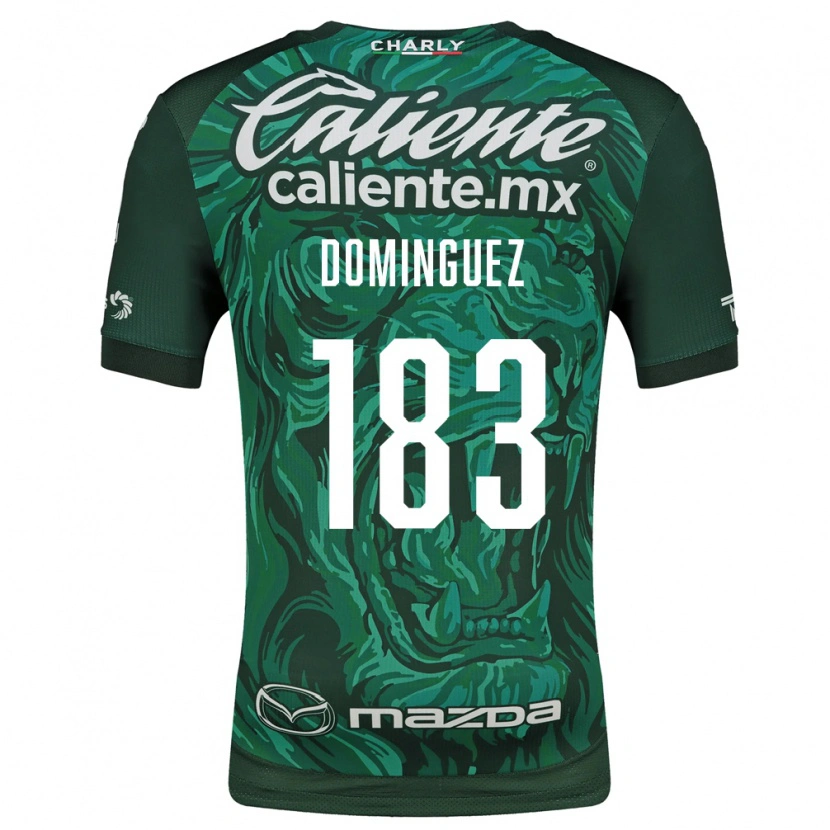 Danxen Børn Jesús Domínguez #183 Grøn Sort Hjemmebane Spillertrøjer 2026/27 Trøje T-Shirt