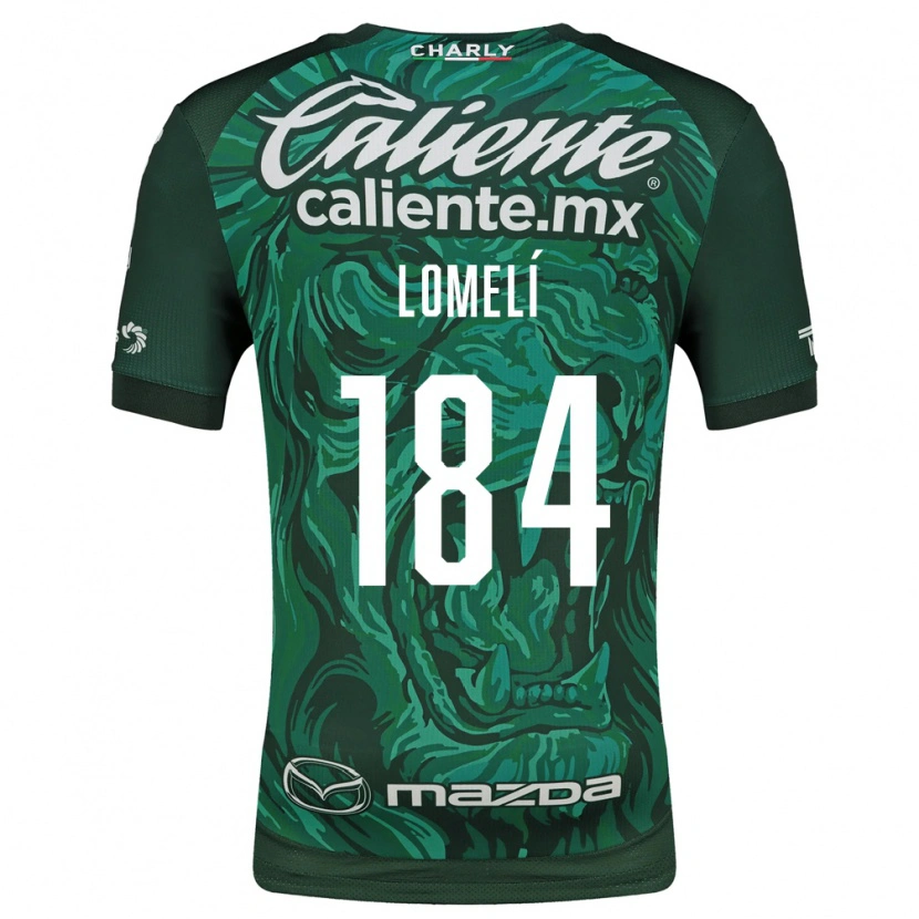 Danxen Børn Diego Lomelí #184 Grøn Sort Hjemmebane Spillertrøjer 2026/27 Trøje T-Shirt