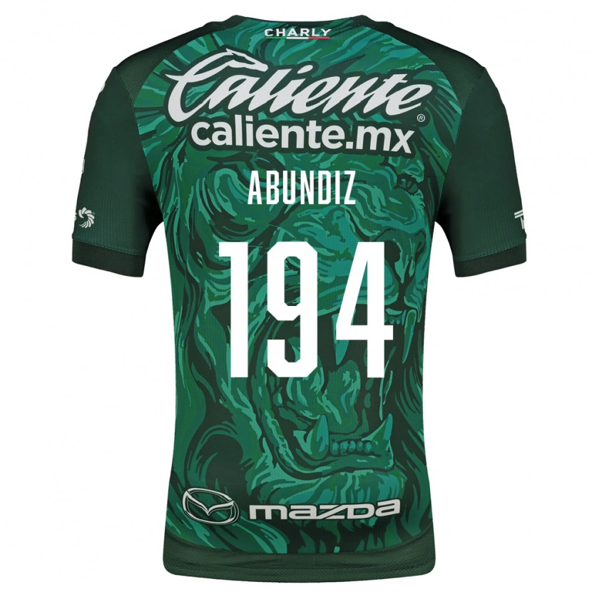 Danxen Børn Erick Abundiz #194 Grøn Sort Hjemmebane Spillertrøjer 2026/27 Trøje T-Shirt