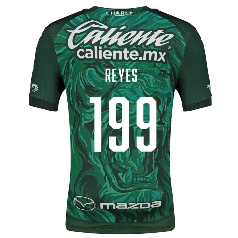Danxen Børn Jonathan Reyes #199 Grøn Sort Hjemmebane Spillertrøjer 2026/27 Trøje T-Shirt