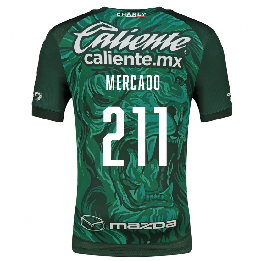Danxen Børn Diego Mercado #211 Grøn Sort Hjemmebane Spillertrøjer 2026/27 Trøje T-Shirt