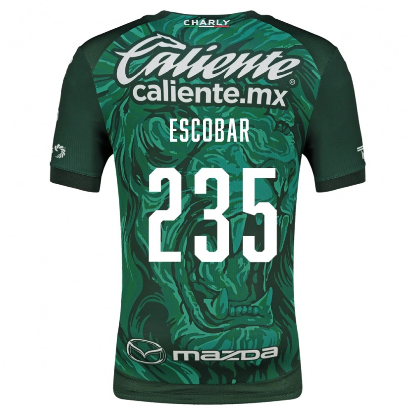 Danxen Børn Erik Escobar #235 Grøn Sort Hjemmebane Spillertrøjer 2026/27 Trøje T-Shirt