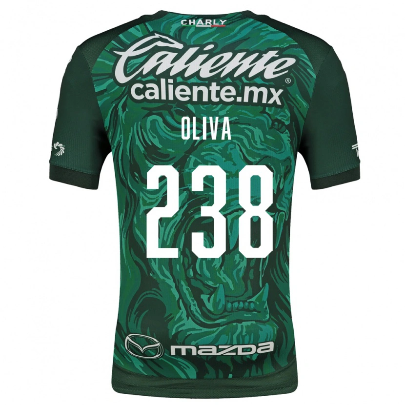 Danxen Børn Emiliano Oliva #238 Grøn Sort Hjemmebane Spillertrøjer 2026/27 Trøje T-Shirt