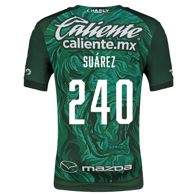 Danxen Børn Donovan Suárez #240 Grøn Sort Hjemmebane Spillertrøjer 2026/27 Trøje T-Shirt