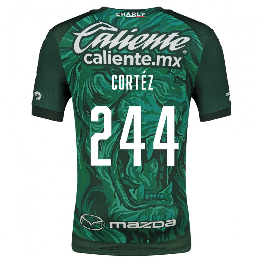 Danxen Børn Brayan Cortéz #244 Grøn Sort Hjemmebane Spillertrøjer 2026/27 Trøje T-Shirt