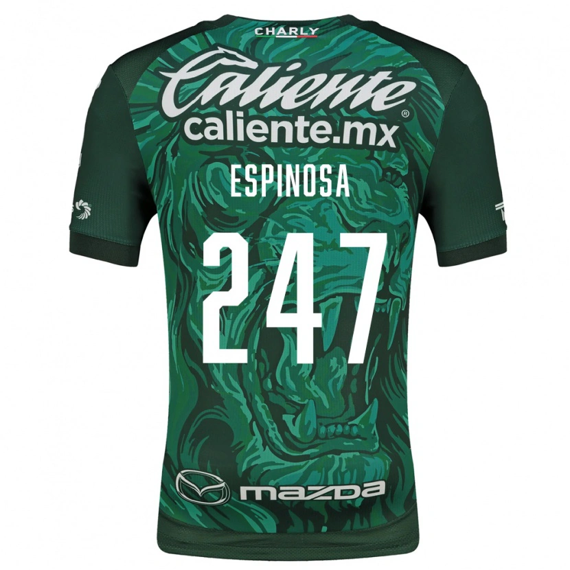 Danxen Børn Issac Espinosa #247 Grøn Sort Hjemmebane Spillertrøjer 2026/27 Trøje T-Shirt