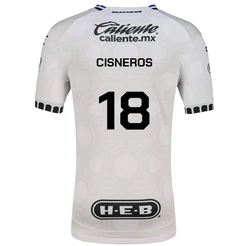 Danxen Børn Ronaldo Cisneros #18 Hvid Sort Blå Hjemmebane Spillertrøjer 2026/27 Trøje T-Shirt