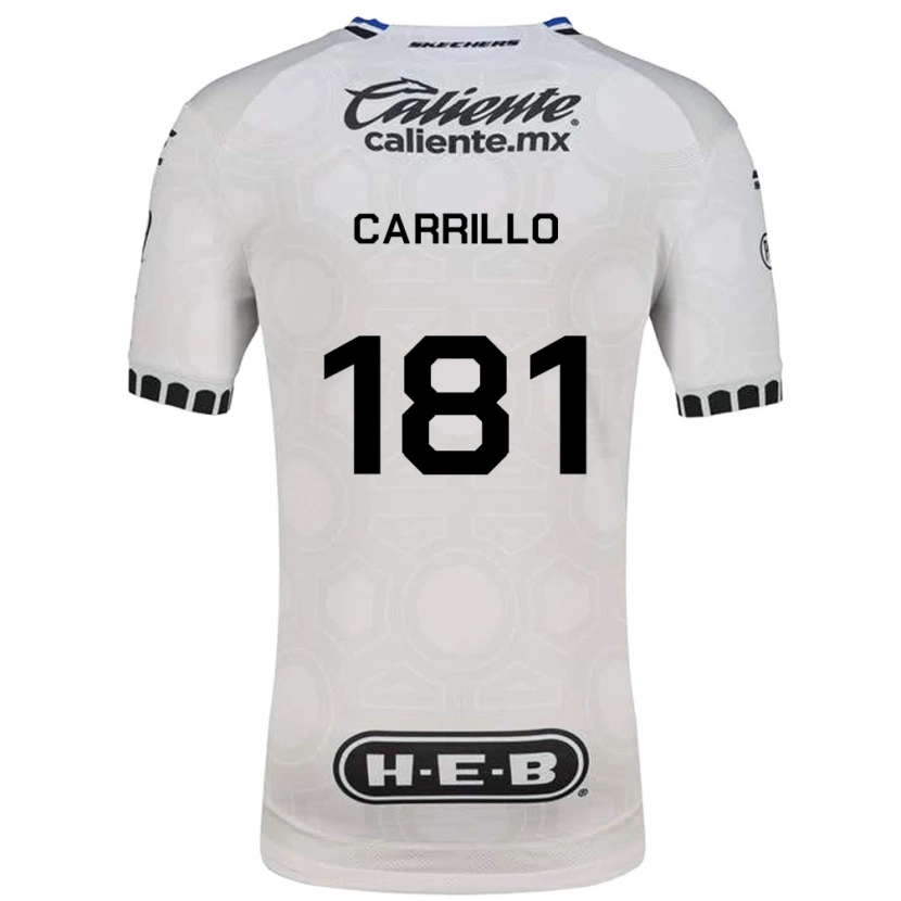 Danxen Børn Ángel Carrillo #181 Hvid Sort Blå Hjemmebane Spillertrøjer 2026/27 Trøje T-Shirt