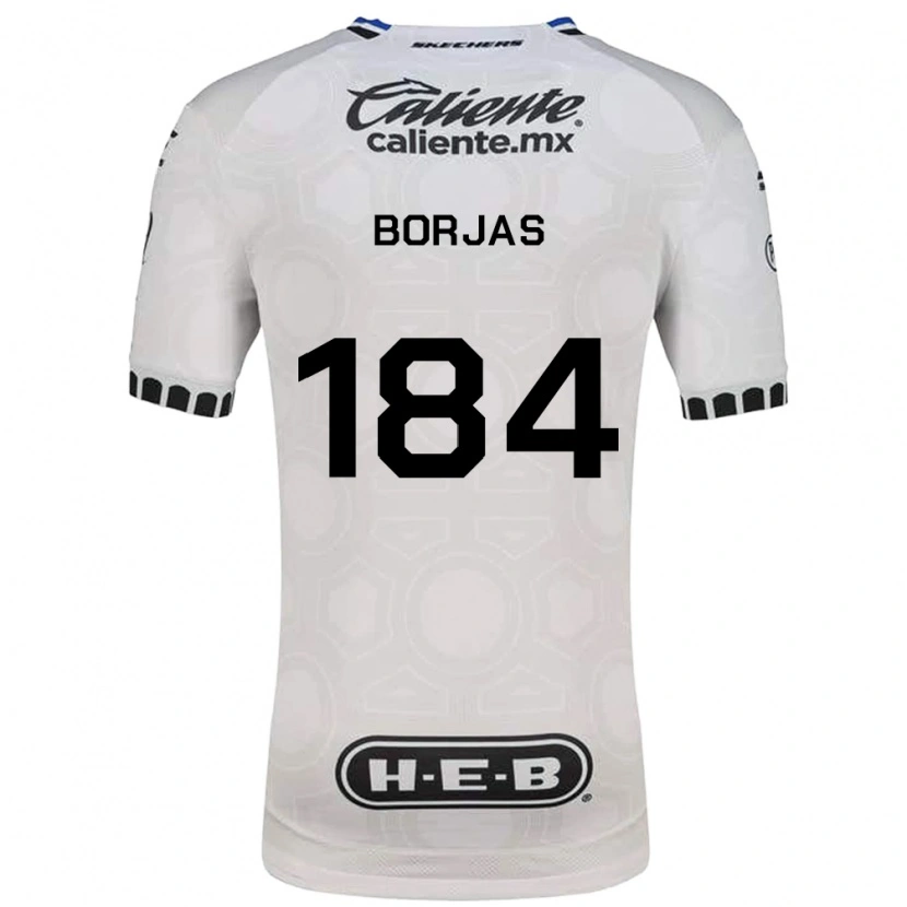 Danxen Børn Daniel Borjas #184 Hvid Sort Blå Hjemmebane Spillertrøjer 2026/27 Trøje T-Shirt