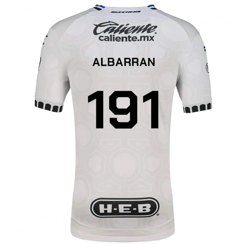Danxen Børn Emilio Albarran #191 Hvid Sort Blå Hjemmebane Spillertrøjer 2026/27 Trøje T-Shirt